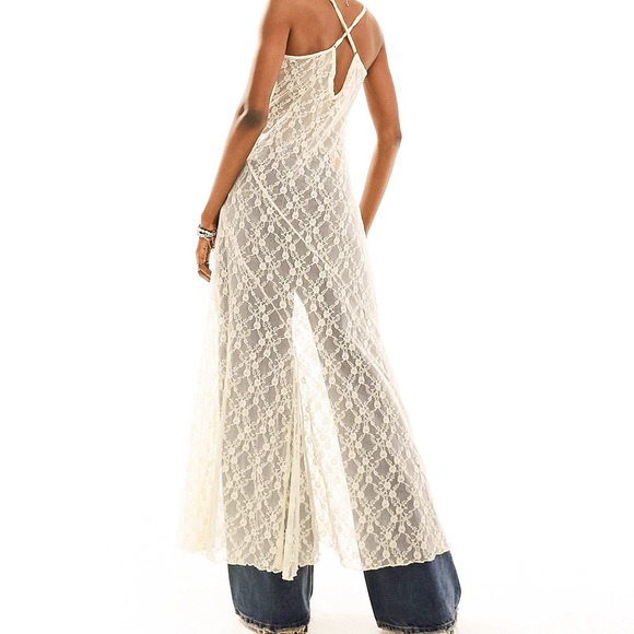 Free People A Little Lace Maxi Slip - Picture 4 of 8
